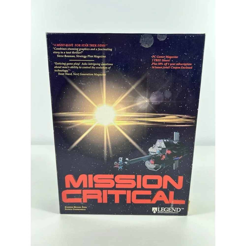 Mission Critical Big Box PC CDROM 1995